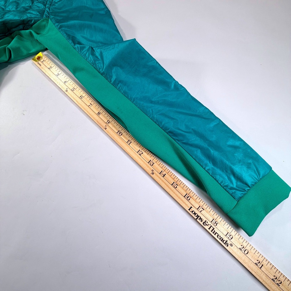 The North Face ThermoBall Hybrid Jacket Womens S Teal Quilted Full Zip Outdoor - Picture 11 of 12